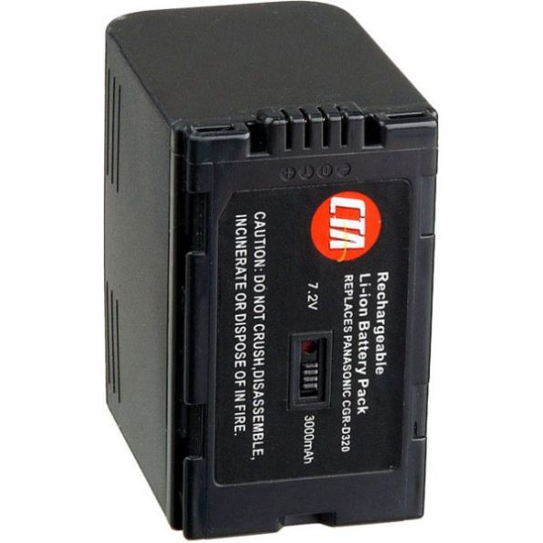 Lithium CGR-D320 6 Hour Extended Rechargeable Battery