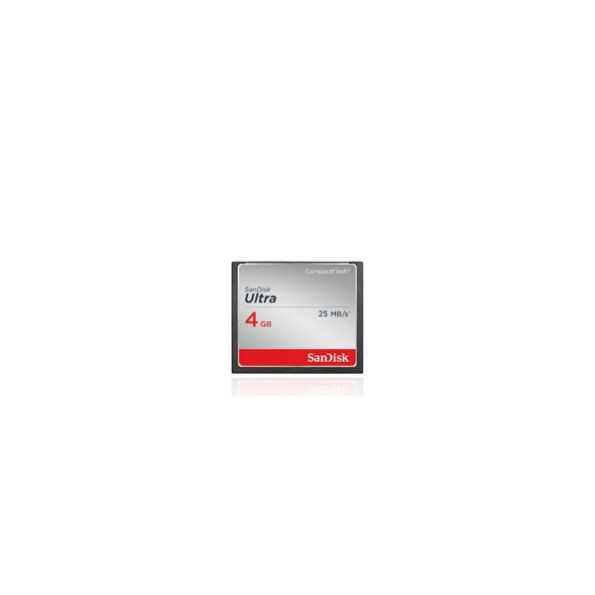 SanDisk 4GB Ultra CompactFlash Memory Card (25mb/s)
