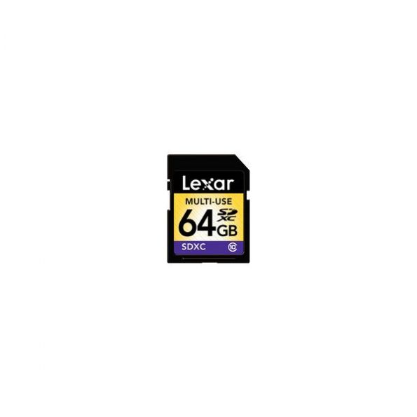 Lexar 64GB Multi-Use SDXC Memory Card (Class 10)