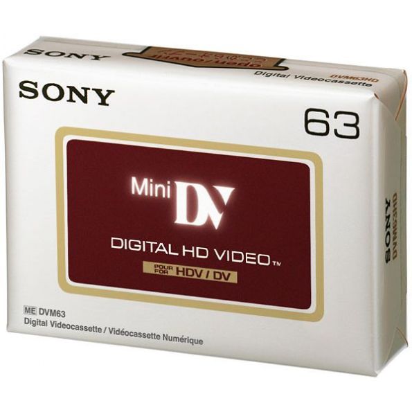Sony DVM-63HD 63 Minutes HD DVC Cassette (5 Pack)