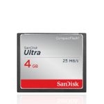 SanDisk 4GB Ultra CompactFlash Memory Card (25mb/s)