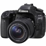 Canon EOS 80D DSLR Camera W/ 18-55mm Lens